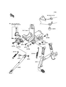ZG1400 Подножка