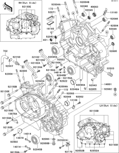 VN1500 Crankcase(1 / 2)