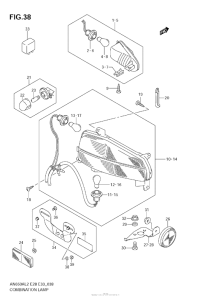 AN650 (ABS) Combination Lamp