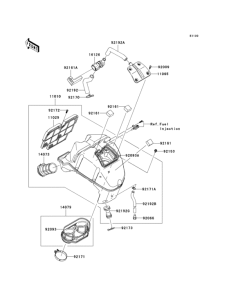 ER650 Воздушный фильтр