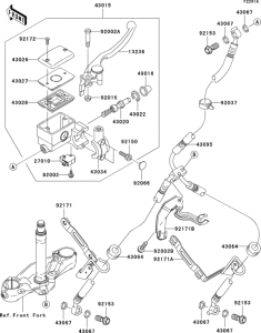 VN2000 Front master cylinder(a2)