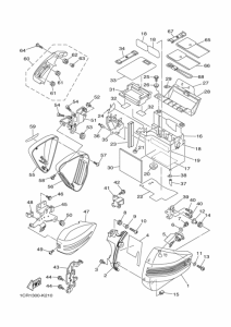 XV1900A Боковые обтекатели
