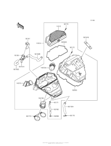 EX650 Воздушный фильтр