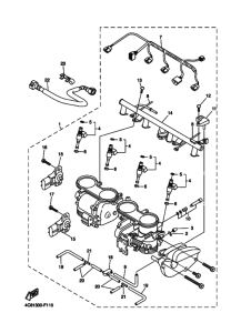 YZF-R1R ( RaceBase) Brktthermistor