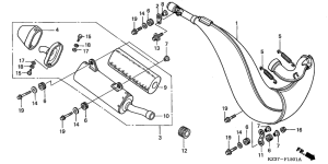 CR250R Глушитель