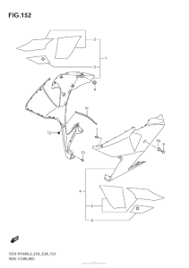 GSX-R1000Z Side Cowling (Gsx-R1000Zl3 E03)