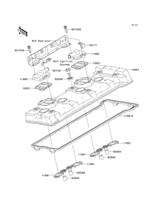 ZX1400 Крышка головки цилиндров