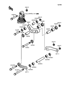 KR250 Задняя подвеска