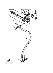 DT200R DT200RG Передний тормозной цилиндр