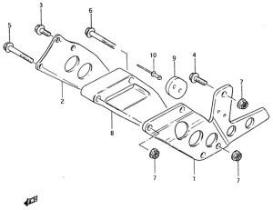 RM500 Направляющая цепи