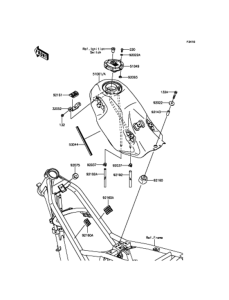 KLX125 フューエルタンク