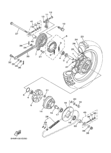 TTR90V Переднее колесо