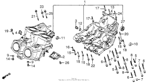 VF1100C Блок цилиндров