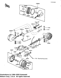 KZ1000 Поворотники