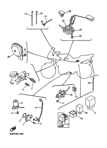 FZS600S Equipo electrico