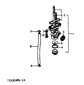TS50 Топливный кран