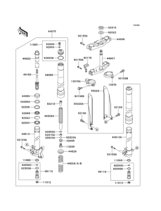 KX125 Front fork(1 / 2)