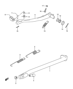 DR350 Подножки