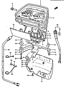 XN85 Спидометр-тахометр