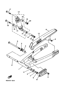 TZR50 ﾘﾔｱｰﾑ. ｻｽﾍﾟﾝｼﾖﾝ
