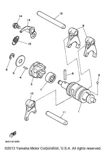 RT180K Shift cam - fork