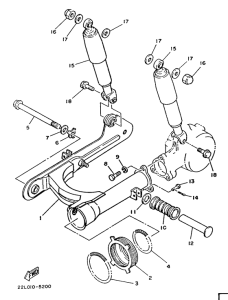 T80 Rear arm. suspension