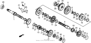 VT500C Трансмиссия