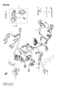 SV650 Жгут проводов
