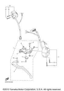 FZS10W Рулевые переключатели