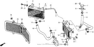 GL1500I Радиатор
