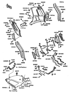 ZG1000 Капот двигателя нижний