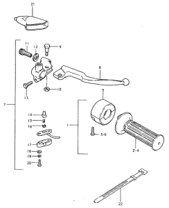TS125 Right handle switch