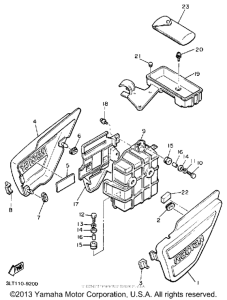 YX600WC Боковые обтекатели