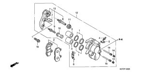 NES150 Передний суппорт