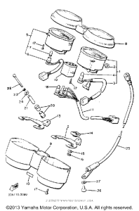 XJ750MK Приборы