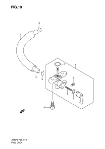 JR80 Топливный кран
