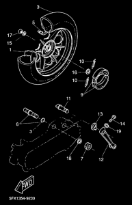 CW50RS Переднее колесо