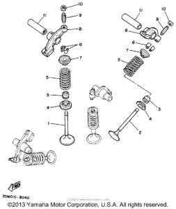 XV250 Клапана