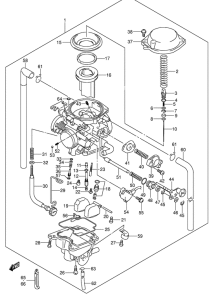 DR-Z400 Carburetor assy