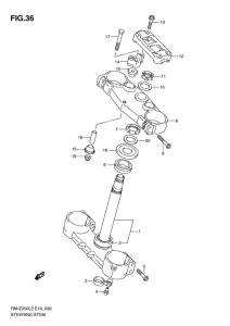 RM-Z250 Траверса нижняя