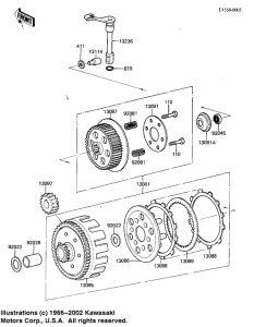 KX125 Бендикс