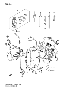 GSF1250S Жгут проводов