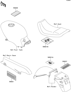 EX500 Наклейки