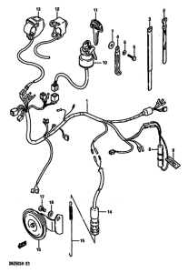 DR250 Жгут проводов
