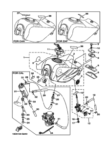 TW200E Tank fuel