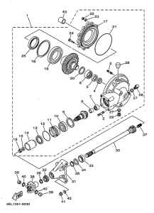 XVS1100 Ведущий вал