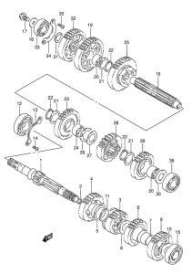 VL1500 Трансмиссия