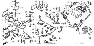 CBR1100XX Жгут проводов 99-00