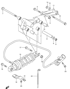 AN400 Втулки заднего рычага