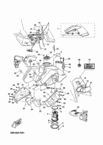 XT660Z (ABS) Топливный бак